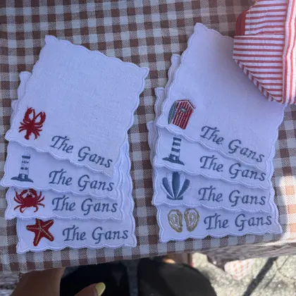 The Gans Nautical Cocktail Napkins